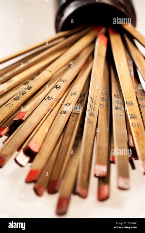 Chinese fortune sticks Stock Photo - Alamy