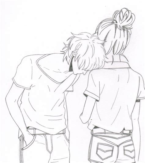 drawing love tumblr - Buscar con Google | Cute couple drawings, Couple ...