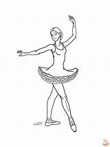 The Best Ballet Coloring Pages For Kids sketch template