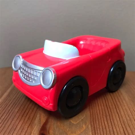 MICKEY MOUSE CLUBHOUSE Red Car 2007 Disney Junior Fisher Price Mattel ...