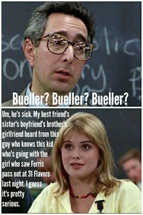 Pin by Classic Suggestions on Ferris Bueller’s Day Off | Favorite movie quotes, Ferris bueller’s ...