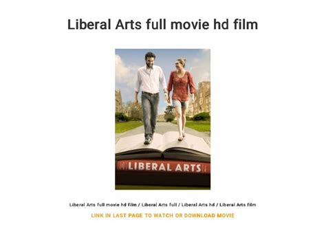 Liberal Arts full movie hd film