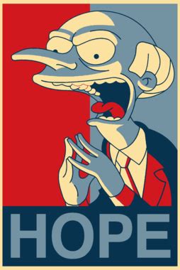 Mr Burns Cartoon Comic Hope T Shirt