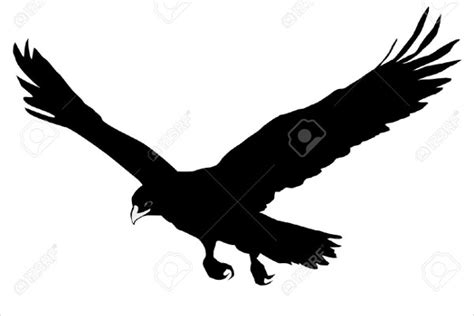 American Bald Eagle Silhouette at GetDrawings | Free download