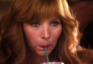 Sipping Lisa Kudrow GIF by The Comeback HBO - Find & Share on GIPHY