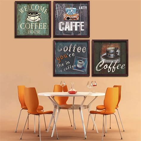 Modern Europe restaurant adornment cafe wall hang picture paintings milk tea coffee shop ...