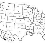 Printable Usa Map Black And White - Printable US Maps
