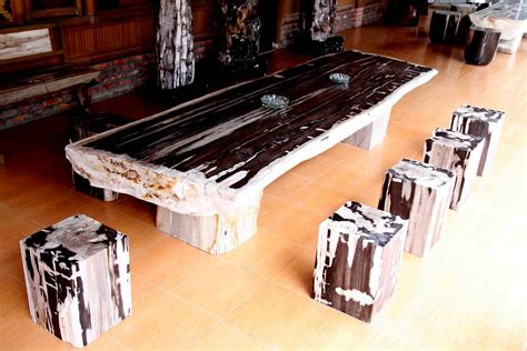 IndoGemstone Petrified Wood Dining Table | IndoGemstone Petr… | Flickr