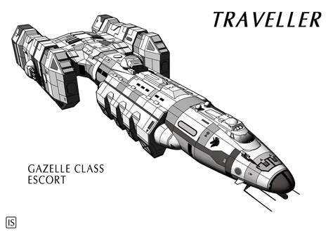 Traveller: Gazelle | Traveller rpg, Spaceship art, The stars my destination