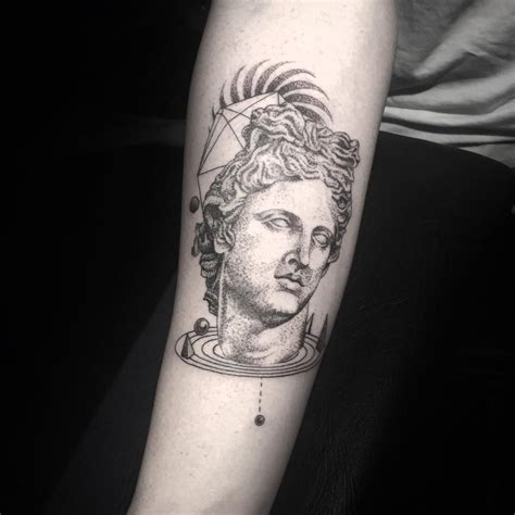 Greek Apollo Dotwork Tattoo - Best Tattoo Ideas Gallery | Tatuajes de ...