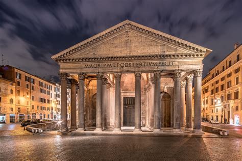 panthéon rome style architectural – pantheon architecture design – 023NLN