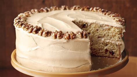 Maple-Walnut Cake with Brown-Sugar Frosting