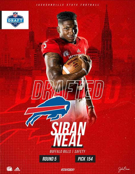 Jacksonville State Football - NFL Draft 2018 on Behance