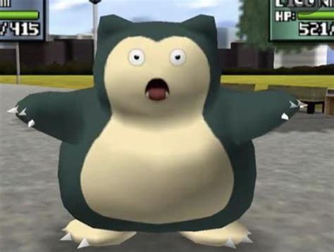 Snorlax with eyes open - 9GAG