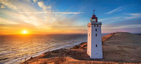 Rubjerg Knude Lighthouse - Rubjerg Knude Lighthouse, North Jutland, Denmark. This is a new edit ...