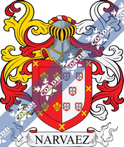 Narvaez Family Crest, Coat of Arms and Name History