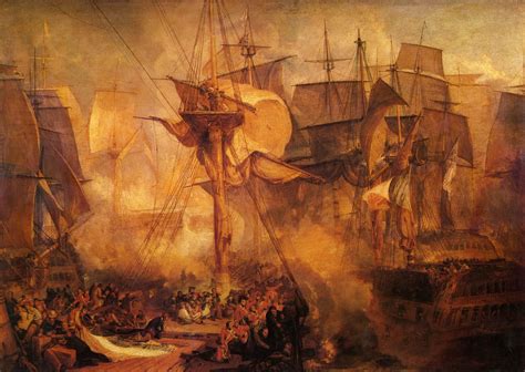 ターナー 1806-08 トラファルガーの戦闘・戦艦 | William turner, Art romantique, Peintre