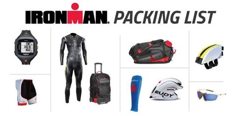 The Definitive IRONMAN Packing List | Ironman triathlon, Triathlon gear, Triathlon