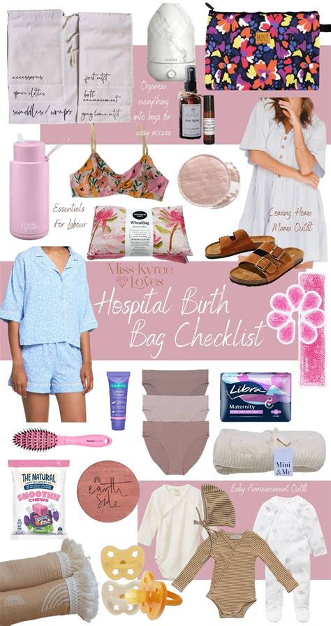 Hospital Birth Bag Checklist- What To Pack For Labour – Miss Kyree Loves