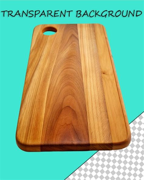 Premium PSD | Wood cutting board