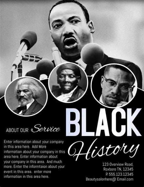 BLACK HISTORY MONTH template | PosterMyWall