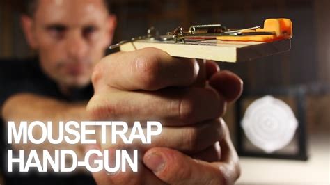 Make a Mousetrap Gun That Shoots! - YouTube