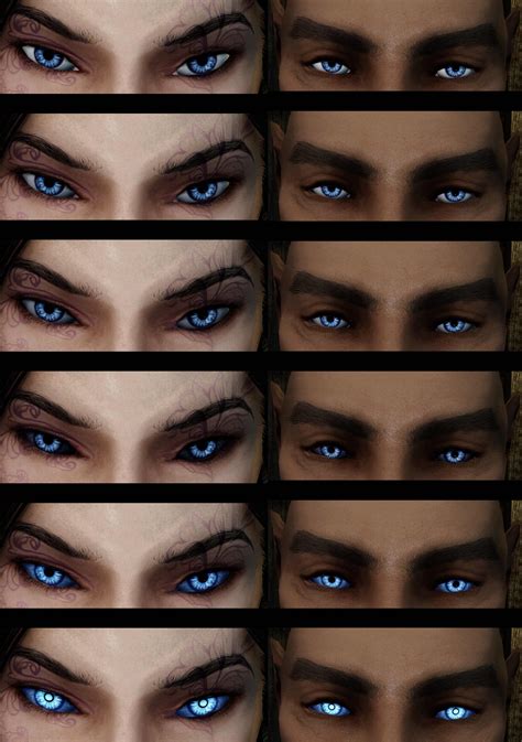 Blue Vampire Eyes with Beast and DVA Support at Skyrim Nexus - Mods and ...