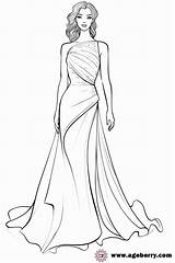 Dress Coloring Pages Connecting The Dots Between Fashion And  sketch template