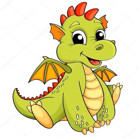 Cute cartoon dragon — Stock Vector © Alka5051 #147348057