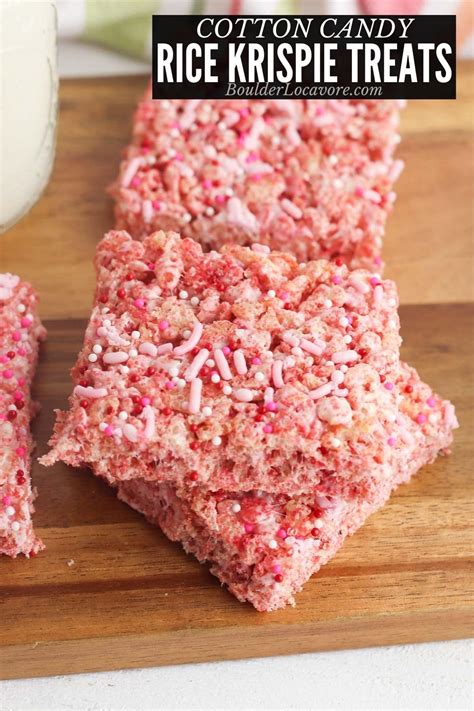 Cotton Candy Rice Krispie Treats recipe - Boulder Locavore®