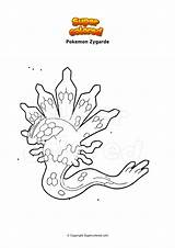 Pokemon Zygarde Coloring Pages sketch template