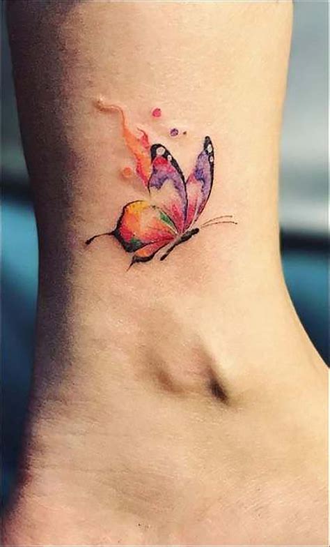 Watercolor Butterfly Temporary Tattoo-freedom Butterfly Tattoo | Etsy