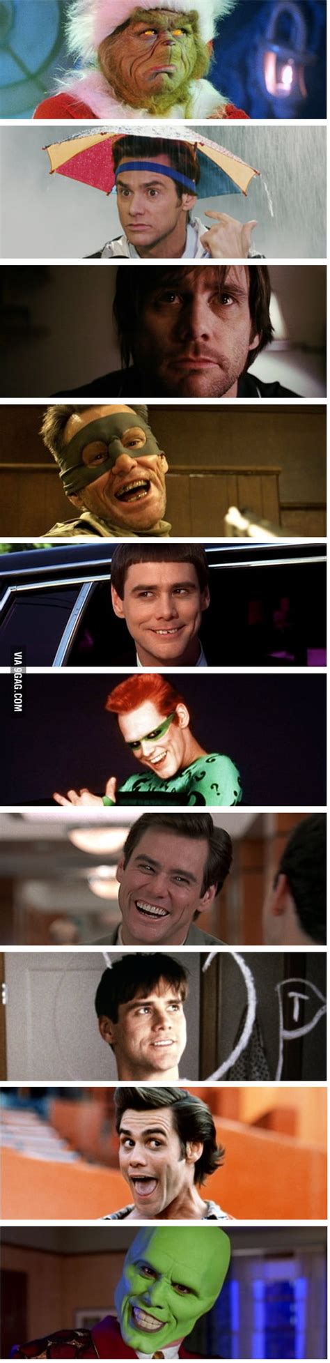 The many faces of Jim Carrey! - 9GAG