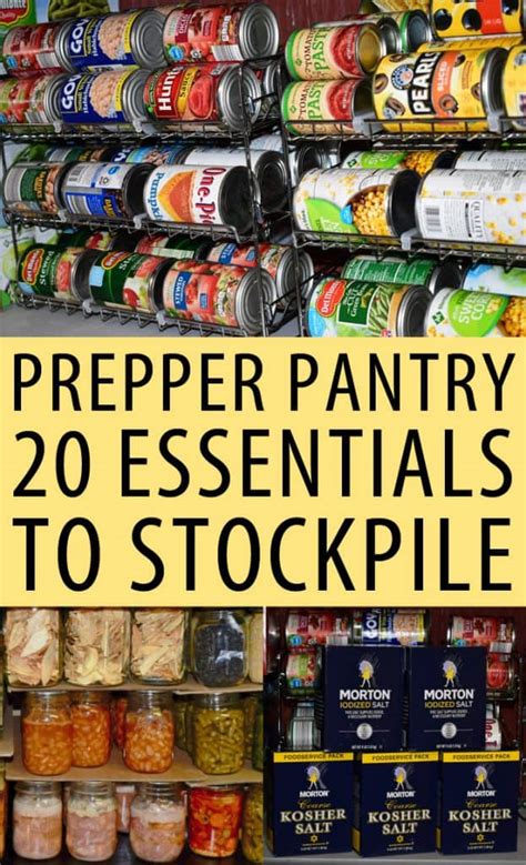 Prepper Pantry: 21 Essentials to Stockpile