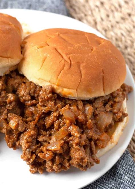 Easy Sloppy Joes - Retro Recipe Box