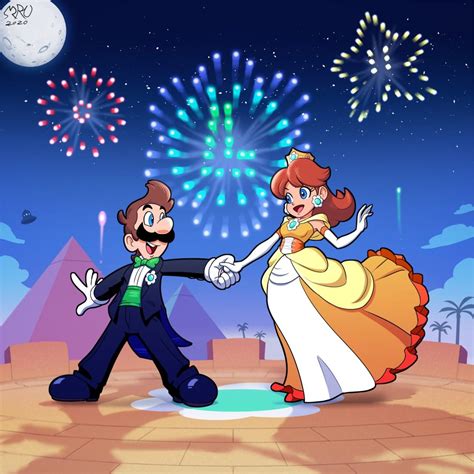 Pin by Naomi on Daisy in 2020 | Super mario art, Luigi and daisy, Mario fan art