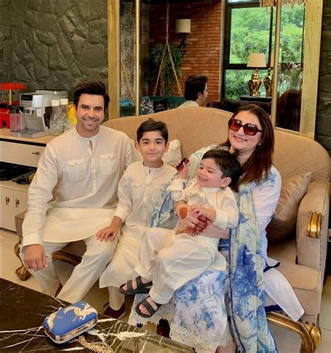 Junaid Khan Family Pictures From Eid UL Fitr 2022 | Reviewit.pk