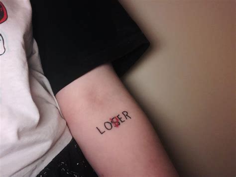 IT Loser / Lover tattoo | Movie tattoos, Tattoos for lovers, Tattoos