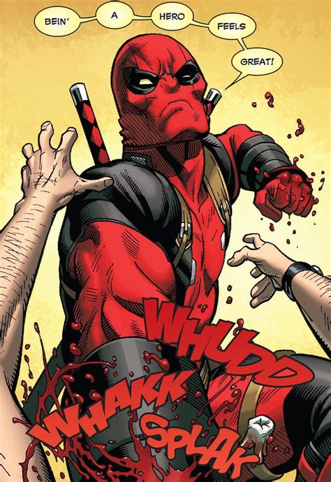 Deadpool - bein' a hero | Deadpool, Spiderman comic, Deadpool and spiderman