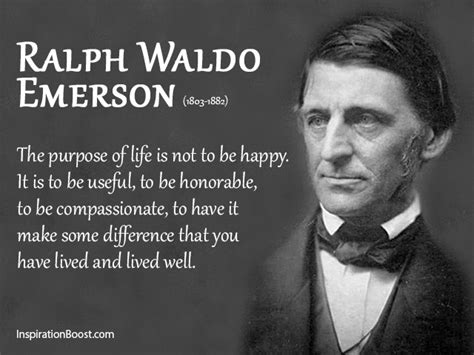 Ralph Waldo Emerson Purpose of Life Quotes | Inspiration Boost