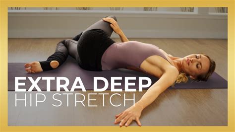 Deep Beginner Hip Stretches | Relieve Stiffness | HATHA FLOW YOGA - YouTube