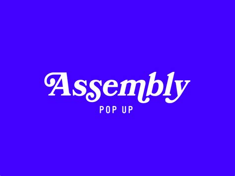 Assembly Logo by alli berry for Make New Company on Dribbble