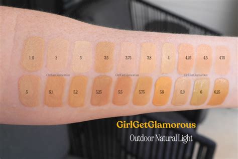 PART 1: Armani Luminous Silk Foundation Shade Finder + Swatches ...