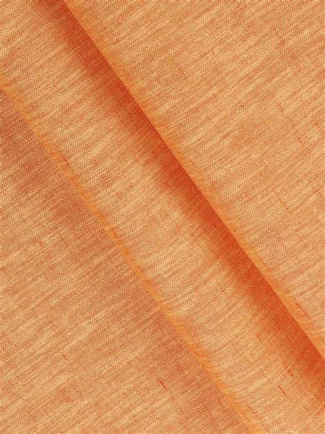 Cotton Blend Orange Colour Plain Shirt Fabric Infinity