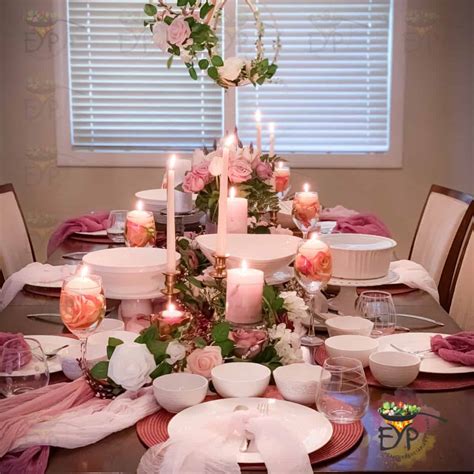 Elegant Valentine's Day Table Decorations - Enhance Your Palate