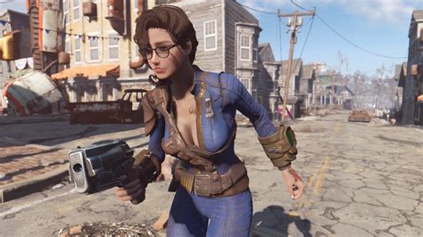 Unzipped Vault Suit – CBBE – Bodyslide – AWKCR at Fallout 4 Nexus ...