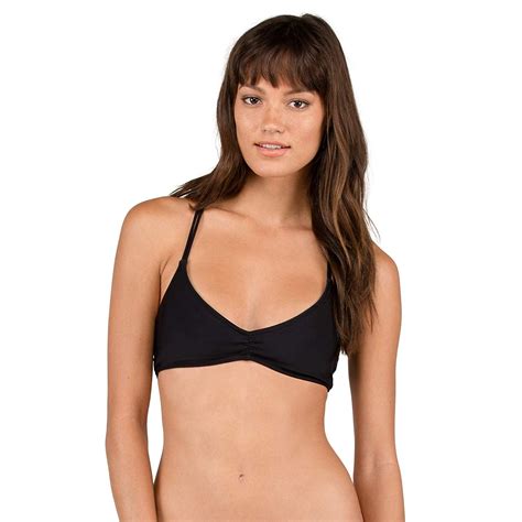 Volcom womens Simply Solid V Neck Bikini Top *** Learn more by visiting the image link. (This is ...