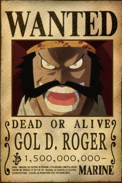 Gol D. Roger Bounty by AnimeGalaxyHD on DeviantArt