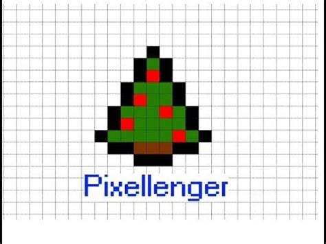 Small Simple Christmas Tree How to Draw Pixel Art Minecraft - Как ...