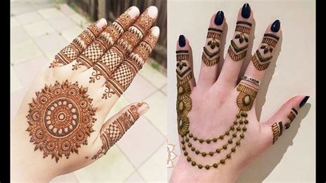 Simple Henna Hand Designs Easy A classic henna design. simple across ...